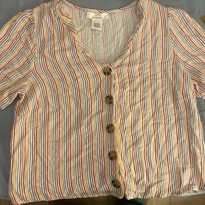 URBAN Romantics Multicolor Striped Top